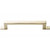 Atlas Homewares - 385-PB - Campaign Bar Pull 3 3/4 Inch - Polished Brass