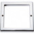 Atlas Homewares - 395-CH - Tableau Square Base 3 Inch - Polished Chrome