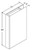 Aristokraft Cabinetry Select Series Briarcliff II Paint Base Box Column Filler B33527BCF