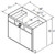 Aristokraft Cabinetry Select Series Brellin PureStyle 5 Piece Vanity Sink Base VSB3632.5B