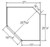 Aristokraft Cabinetry Select Series Landen Maple Paint Diagonal Corner Cabinet DC2724