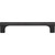 Atlas Homewares - A653-BL Whittier Pull 5 1/16 Inch (c-c) - Matte Black