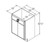 Aristokraft Cabinetry Select Series Landen Maple Vanity Sink Base VSB2432.518