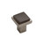 Hardware International - Bronze Contemporary Square Flat Knob - 1" - 02-601-PE-BRONZE