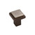 Hardware International - Bronze Contemporary Square Flat Knob - 1-1/2" - 02-603-EP-BRONZE