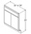 Aristokraft Cabinetry All Plywood Series Korbett Maple 5 Piece Sink Front SF36B
