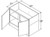Aristokraft Cabinetry All Plywood Series Korbett Maple 5 Piece Bookcase Base BKB4230