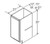 Aristokraft Cabinetry All Plywood Series Korbett Maple 5 Piece Vanity Base with Full Height Door VB1235FH