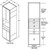 Aristokraft Cabinetry All Plywood Series Korbett Maple 5 Piece Microwave Tall Cabinet TMW2796B