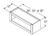 Aristokraft Cabinetry All Plywood Series Korbett Maple 5 Piece Wall Open Cabinet WOL3312