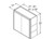 Aristokraft Cabinetry Select Series Korbett Maple 5 Piece Wall Cabinet W3630B