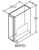 Aristokraft Cabinetry Select Series Korbett Maple 5 Piece Base Cabinet B09TD