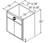 Aristokraft Cabinetry Select Series Korbett Maple 5 Piece Vanity Sink Base VSB2718B