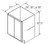 Aristokraft Cabinetry Select Series Korbett Maple 5 Piece Vanity Base With Full Height Door VB3032.5FHB