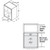Aristokraft Cabinetry Select Series Korbett Maple 5 Piece Microwave Wall Cabinet MWC2748B