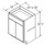 Aristokraft Cabinetry Select Series Korbett Maple 5 Piece Vanity Base VB3032.518B