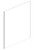 Blue Valley Shaker Dove White Kitchen Cabinet - DW-PNL34.5x96x.25 UNFINISHED