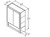 Aristokraft Cabinetry All Plywood Series Korbett Paint Vanity Tank Topper VTT24B