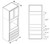 Blue Valley Shaker Dove White Kitchen Cabinet - DW-OC339024FFD