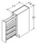 Aristokraft Cabinetry All Plywood Series Korbett Paint 5 Piece Vanity Base Pullout VBP0935