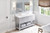 Jeffrey Alexander - Bath Vanity - Grey - VKITWAV60GRCQR