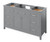 Jeffrey Alexander - Bath Vanity - Grey - VKITCHA60SGRWCR