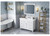 Jeffrey Alexander - Bath Vanity - White - VKITCHA48WHWCR