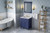 Jeffrey Alexander - Bath Vanity - Hale Blue - VKITCHA30BLWCR