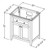 Jeffrey Alexander - Bath Vanity - Chocolate - VKITCHA30CHWCR