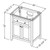 Jeffrey Alexander - Bath Vanity - Grey - VKITCHA30GRCQR