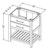 Jeffrey Alexander - Bath Vanity - Grey - VKITWAV30GRWCR