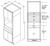 Aristokraft Cabinetry Select Series Korbett Paint 5 Piece Microwave Tall Cabinet TMW27B