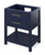 Jeffrey Alexander - Bath Vanity - Hale Blue - VKITWAV30BLWCR