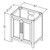 Jeffrey Alexander - Bath Vanity - Grey - VKITCAD30GRCQR