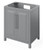 Jeffrey Alexander - Bath Vanity - Grey - VKITCAD30GRCQR
