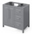 Jeffrey Alexander - Bath Vanity - Grey - VKITCAD36GRWCR