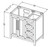 Jeffrey Alexander - Bath Vanity - Grey - VKITCAD36GRWCR