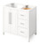 Jeffrey Alexander - Bath Vanity - White - VKITCAD36WHCQR