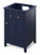Jeffrey Alexander - Bath Vanity - Hale Blue - VKITCHA24BLWCR