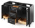 Jeffrey Alexander - Bath Vanity - Black - VKITCAD60BKWCR