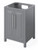 Jeffrey Alexander - Bath Vanity - Grey - VKITCAD24GRWCR