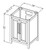 Jeffrey Alexander - Bath Vanity - Grey - VKITCAD24GRWCR