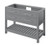 Jeffrey Alexander - Bath Vanity - Grey - VKITWAV48GRCQR