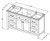 Jeffrey Alexander - Bath Vanity - Grey - VKITCHA60GRCQR