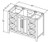 Jeffrey Alexander - Bath Vanity - Black - VKITCAD48BKCQR