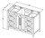 Jeffrey Alexander - Bath Vanity - White - VKITCAD48WHWCR