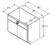 Aristokraft Cabinetry All Plywood Series Sinclair Birch Paint Vanity Console Base VCB3632.5B