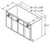 Aristokraft Cabinetry All Plywood Series Sinclair Birch Paint Vanity Console Base VCB4832.5