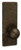 Coastal Bronze Solid Bronze Dummy Door Handleset - Medium Square Plate - 8" H x 2 3/4" W 110-00-DUM