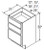 Aristokraft Cabinetry All Plywood Series Sinclair Birch Paint Vanity Three Drawer Base VDB15